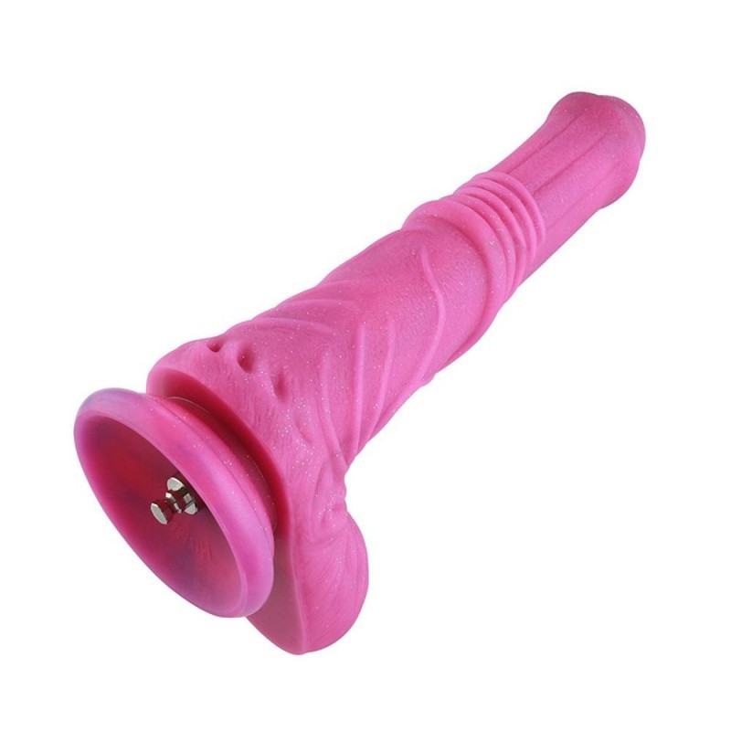 HiSmith - 10" Silicone Pink Monster Sex Machine Dildo (KlicLok)
